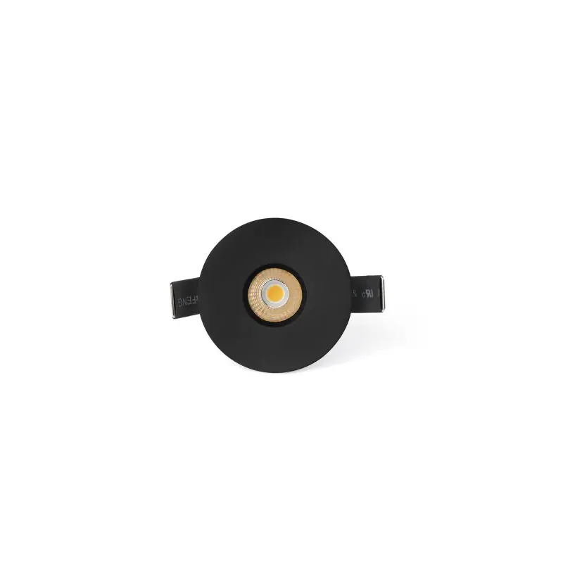 Faro Lox - inbouwspot - Ø 85 mm, Ø 55 mm inbouwmaat - 8W dimbare LED incl. - zwart Lage Prijs