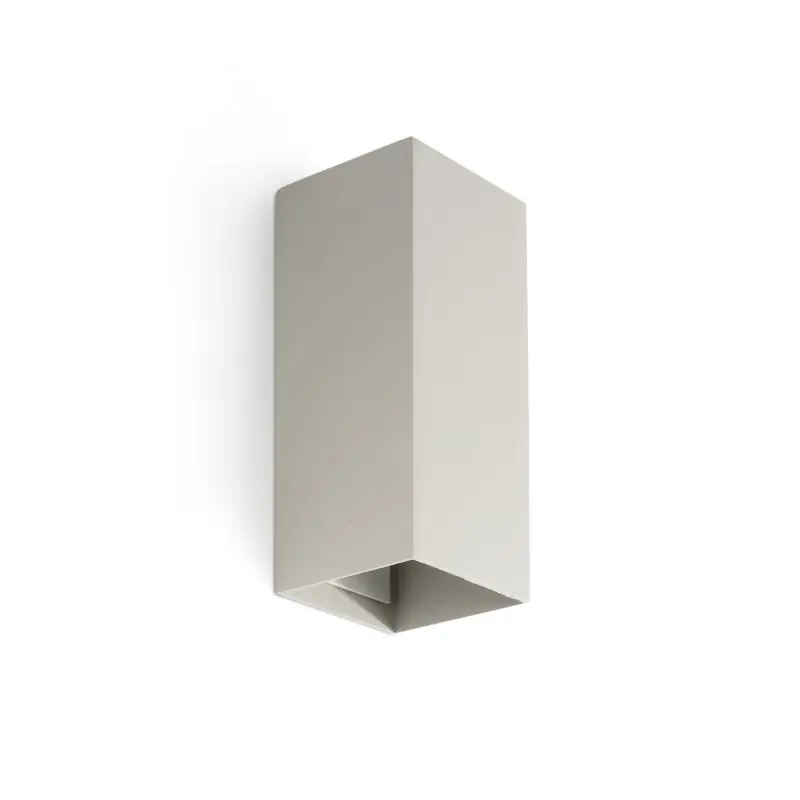 Faro Lune 2L - wandlamp - 8 x 15,5 x 6,5 cm - grijs Groothandel