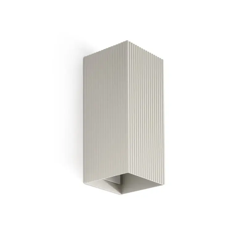 Seizoensaanbieding Faro Lune II L - wandlamp - 8 x 15,5 x 6,5 cm - grijs