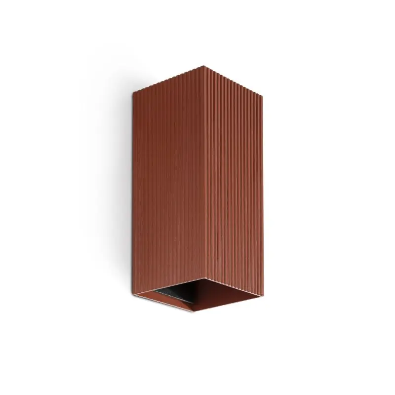 Faro Lune II L - wandlamp - 8 x 15,5 x 6,5 cm - terracotta Lage Prijs