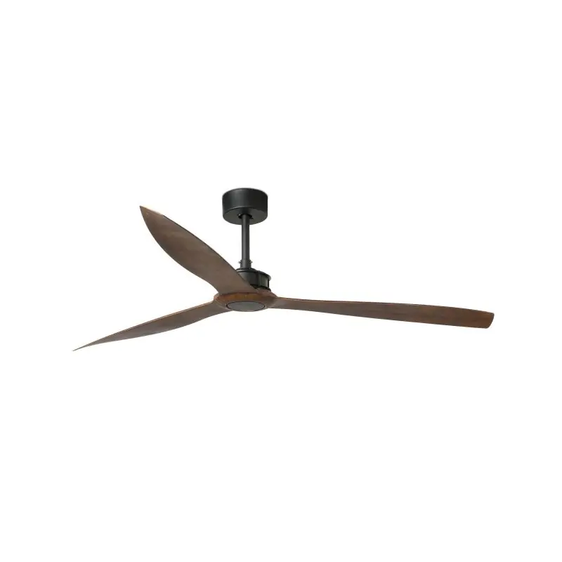 Faro Just Fan - plafondventilator met afstandsbediening - Ø 178 cm - bruin en mat zwart Lage Kosten