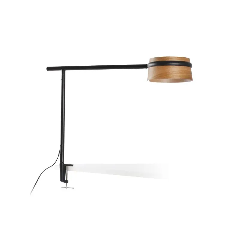 Merkproduct Faro Loop - tafellamp - 65 x 22 x 45 cm - 6W dimbare LED incl. - zwart en bruin