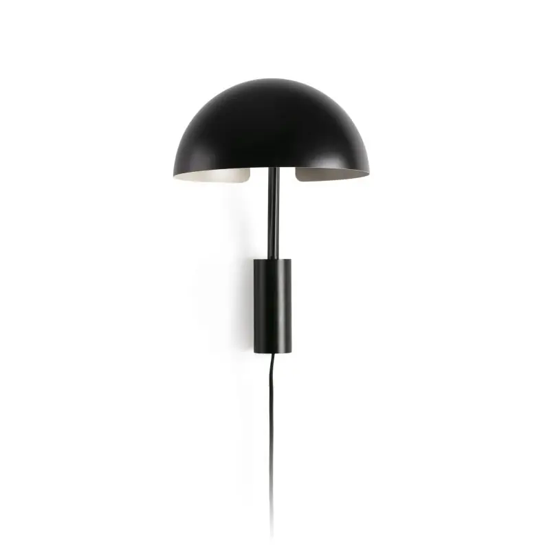 Seizoensaanbieding Faro Dominica - wandverlichting met schakelaar - 32,9 x 25 x 50,2 cm - mat zwart