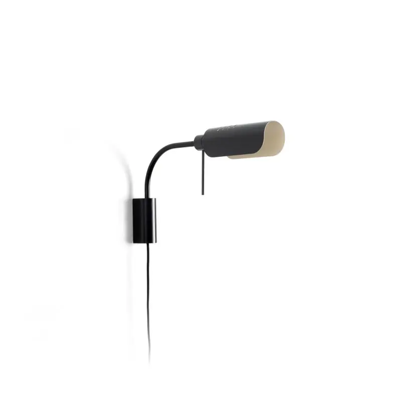 Faro Martinica S - wandverlichting met schakelaar - 47,2 x 8 cm - zwart Laatste Kans