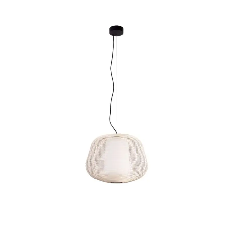 Beperkt Aanbod Faro Nara - hanglamp - Ø 46 x 35,4 cm - IP65 - beige