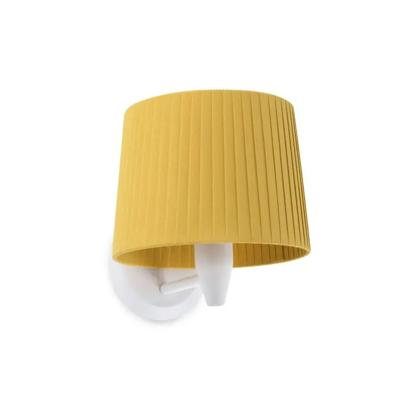 Beperkte Voorraad Faro Samba - wandverlichting - 21,5 x 19 x 17,3 cm - wit en geel