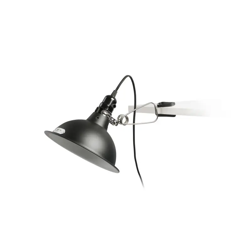 Express Levering Faro Pepper - klemlamp - 22 x 37 x 20 cm - mat zwart
