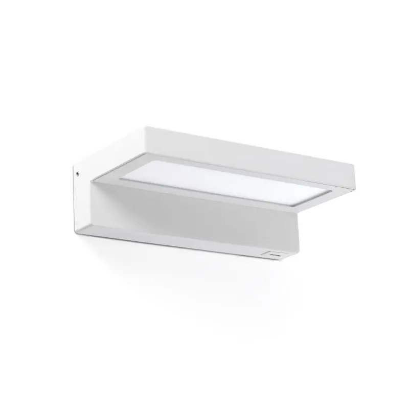 Gereduceerde Prijs Faro Well - wandverlichting met draadloze en USB-lader - 22,2 x 11 x 6 cm - 7W dimbare LED  incl. - mat wit