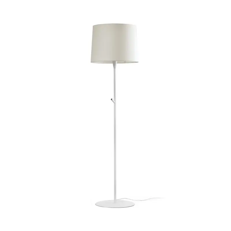 Groothandel Faro Conga - staanlamp - 154 cm - wit en beige