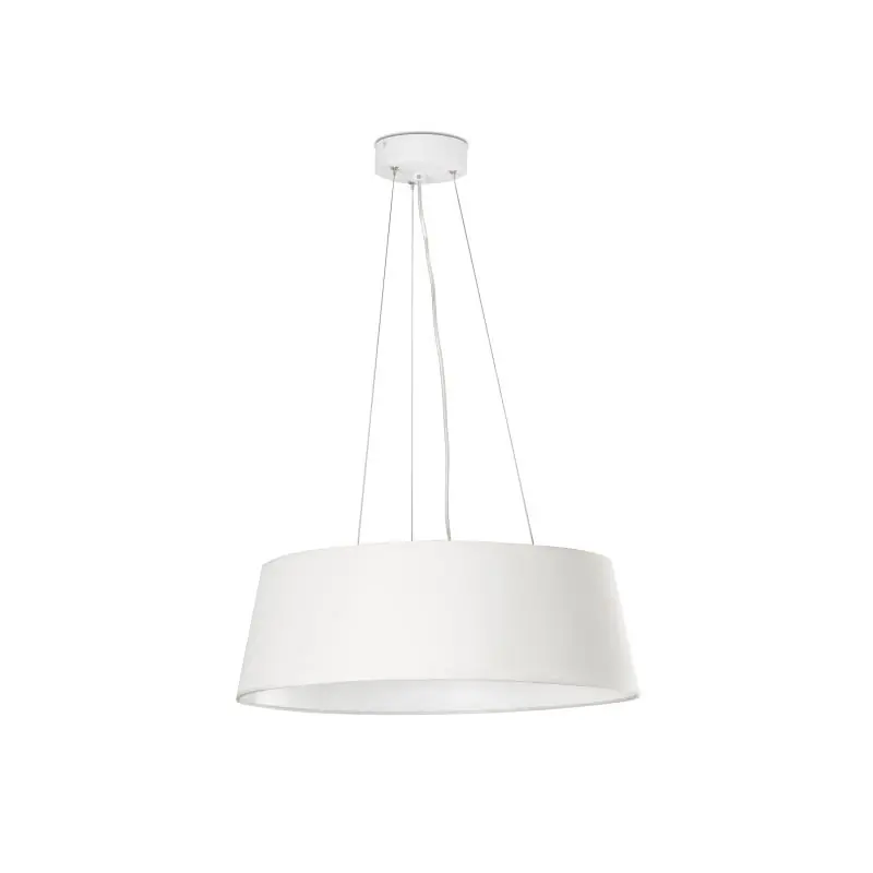 Bestel Nu Faro Aina - hanglamp - Ø 46 x 15,5 cm - 40W LED incl. - IP44 - mat wit