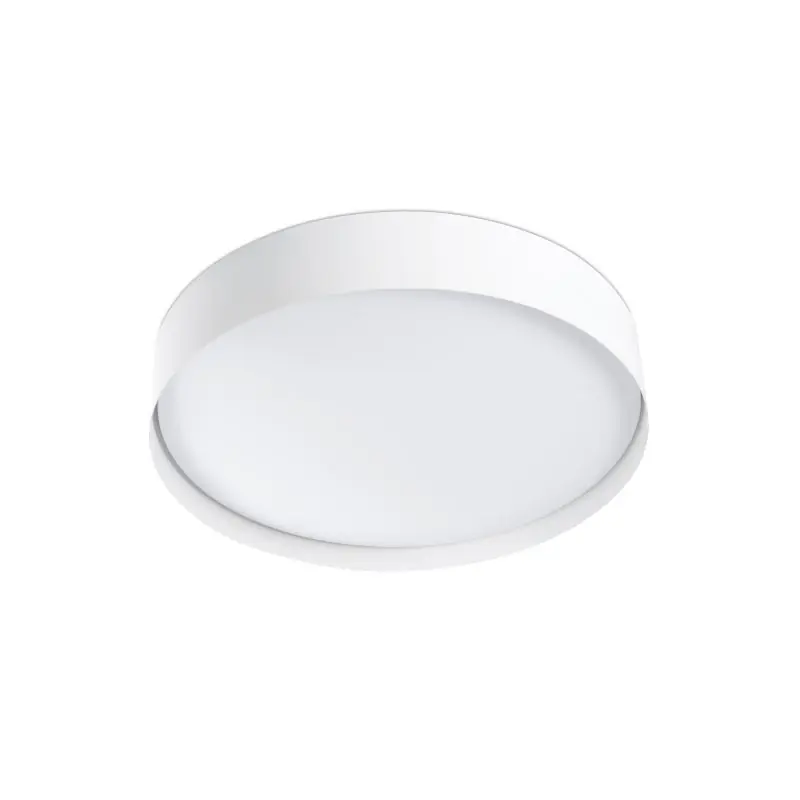 Bestel Nu Faro Vuk - plafondverlichting - Ø 36,6 x 7,1 cm - 40W LED incl. - IP44 - mat wit