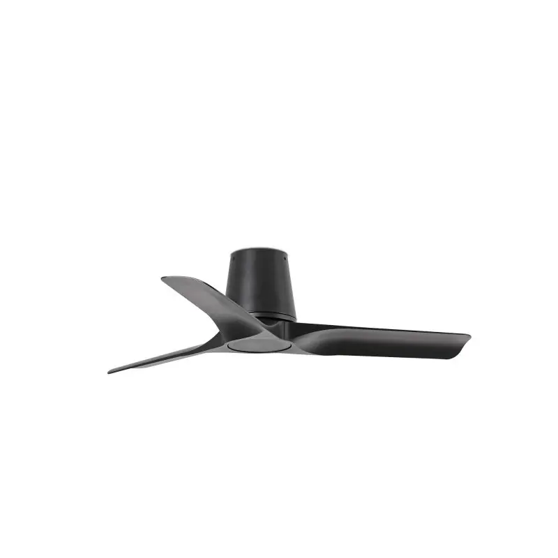 Faro Hey Tub S - plafondventilator - Ø 90 cm - mat zwart Nieuwe Collectie