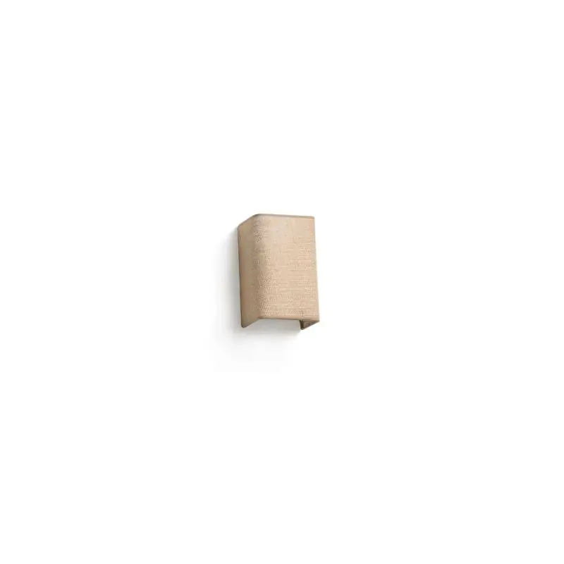 Professioneel Faro Otton - wandlamp - 10,5 x 12,5 x 20,5 cm - jute