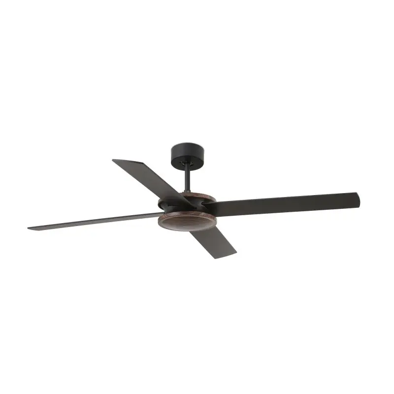 Meest Verkocht Faro Polea - plafondventilator met afstandsbediening en timer - Ø 132,2 cm - zwart en bruin