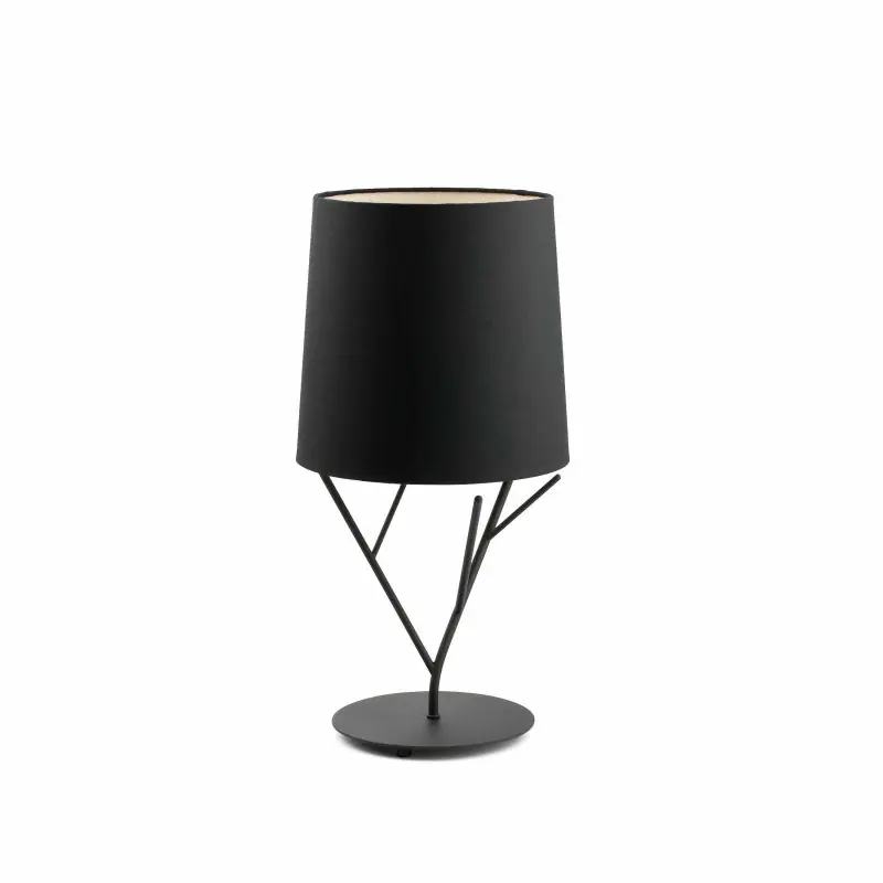 Superprijs Faro Tree - tafellamp - Ø 27 x 51,5 cm - mat zwart