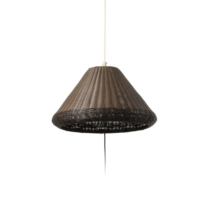 Wereldwijde Verzending Faro Saigon - draagbare lamp met stekker - Ø 19 x 38 cm - IP65 – licht bruin