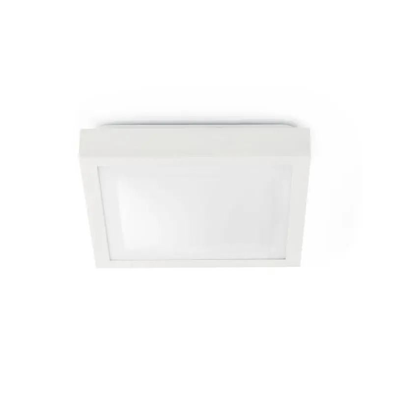 Faro Tola - plafondverlichting - 27 x 27 x 9 cm - IP44 - mat wit Direct Verzonden