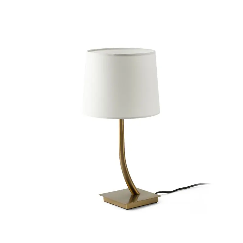 Meest Verkocht Faro Rem - tafellamp - Ø 25 x 57 cm - brons en wit