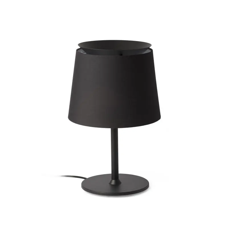 Trendy Faro Savoy - tafellamp - Ø 32 x 51 cm - zwart