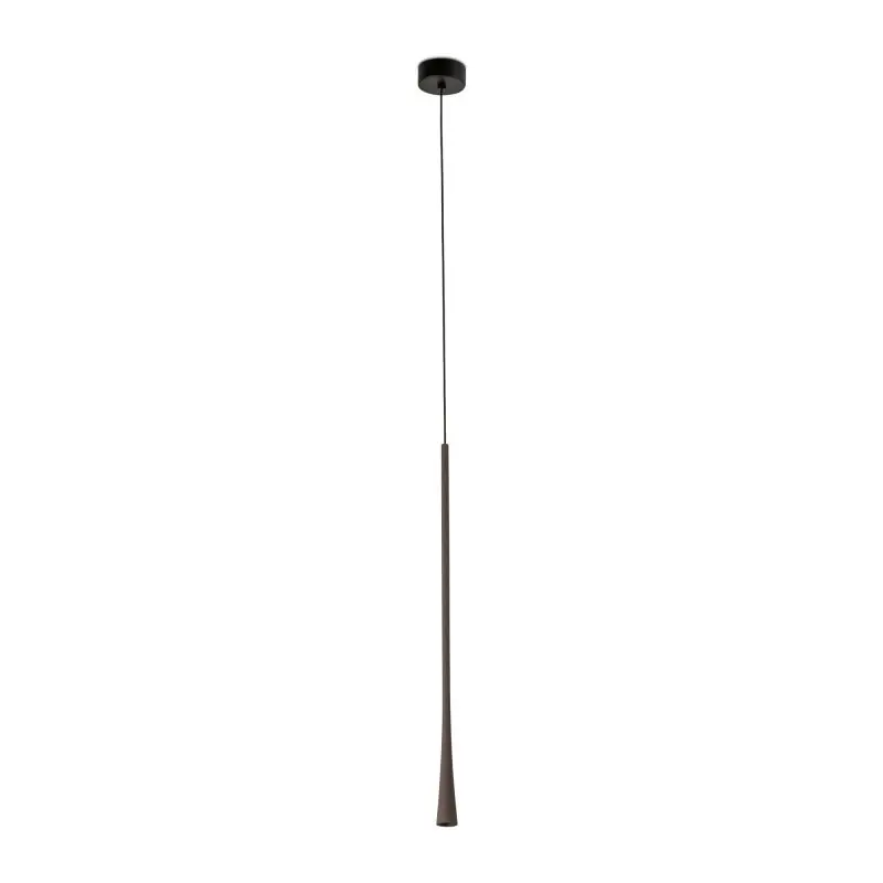 Faro Diana 600 - hanglamp - Ø 3,2 x 60 cm - 6W LED incl. - donkerbruin Populair