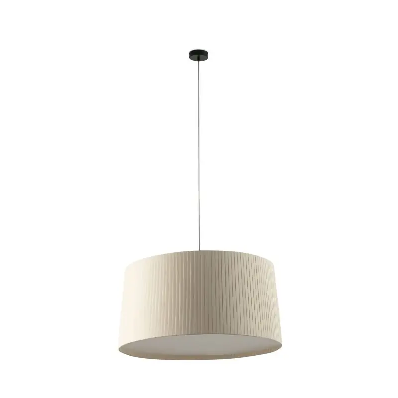 Tijdelijk Beschikbaar Faro Samba S 700 - hanglamp - Ø 70 x 35 cm - mat zwart en beige