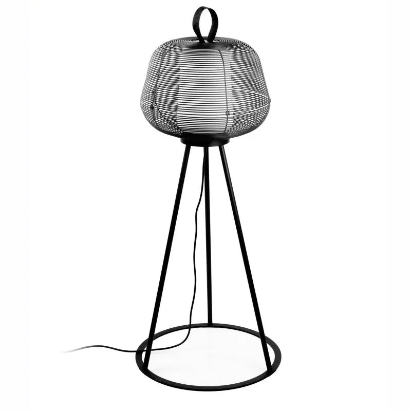 Lage Prijs Faro Nara - vloerlamp - 56 x 120 x 46 cm - IP65 - mat zwart