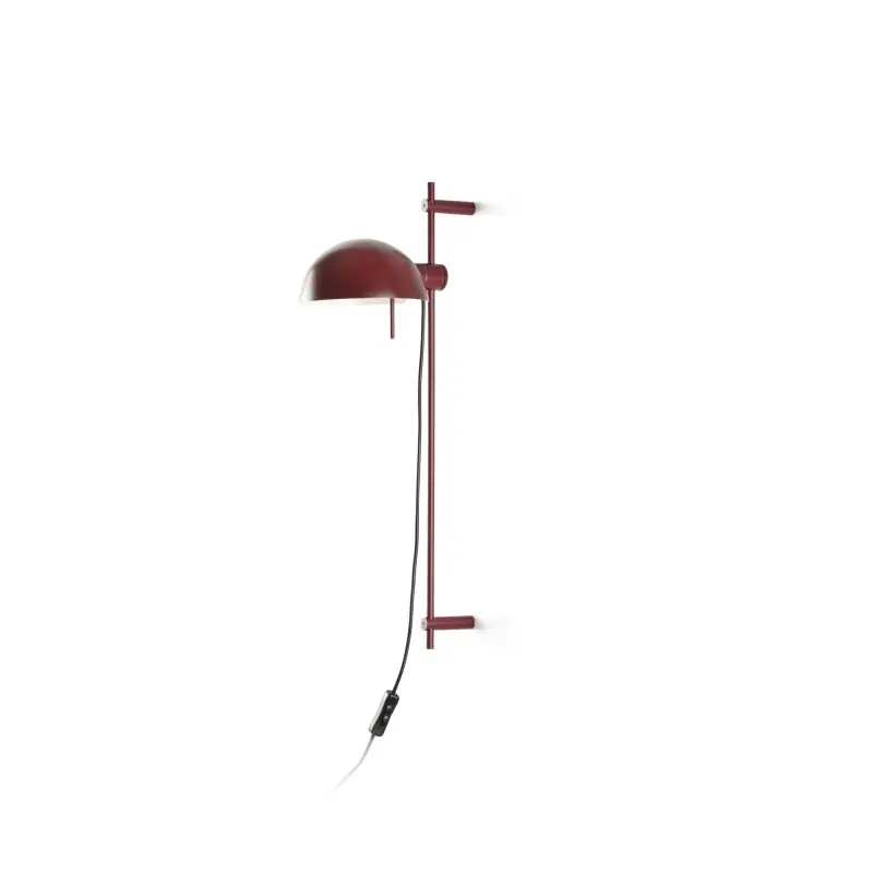 Direct Verzonden Faro Matilda - wandverlichting - 16,6 x 60 x 19,6 cm - granaatrood