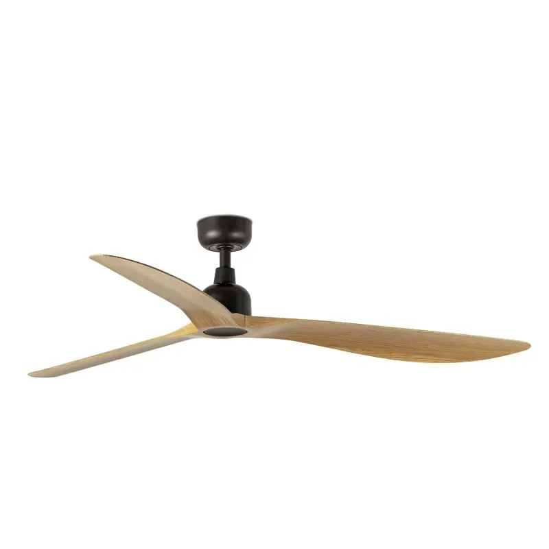 Faro Outwood L - plafondventilator - Ø 150 cm - IP44 - donkerbruin en eiken Direct Beschikbaar