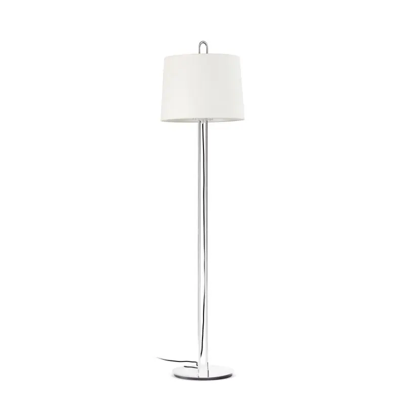 Professioneel Faro Montreal - staanlamp - 160 cm - chroom en wit