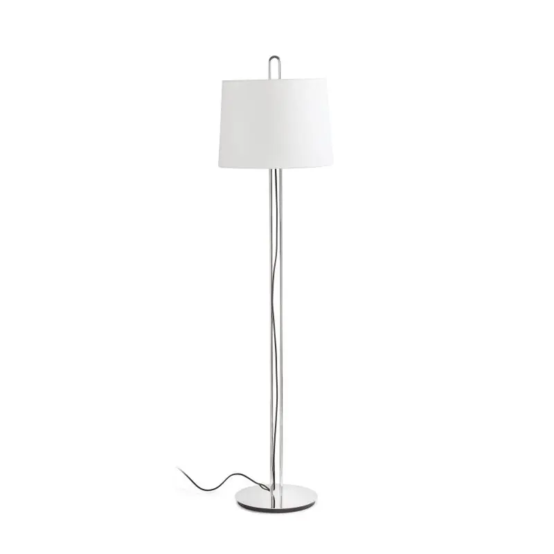 Merkproduct Faro Montreal - staanlamp - 160 cm - chroom en beige