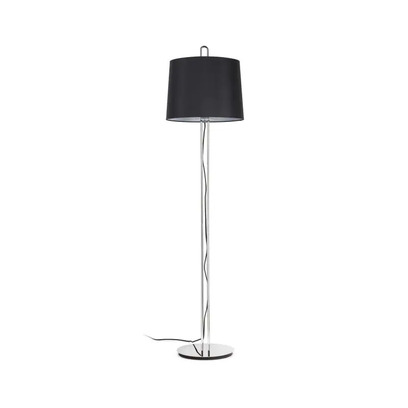 Koop Vandaag Faro Montreal - staanlamp - 160 cm - chroom en zwart