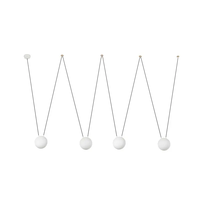 Veilige Betaling Faro Mine - hanglamp 4L - mat wit - glas