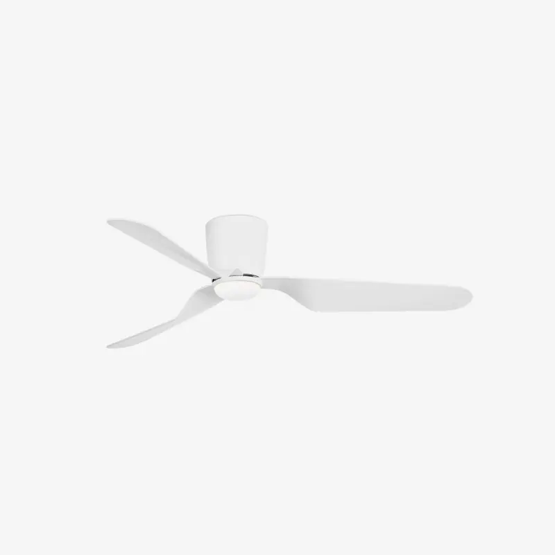 Alleen Vandaag Faro Pemba - plafondventilator met licht en afstandsbediening - Ø 132 cm - 16W LED incl. - wit