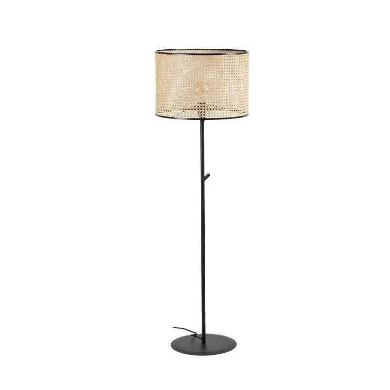 Faro Mambo - staanlamp - 154 cm - lichtbruin en zwart Premium