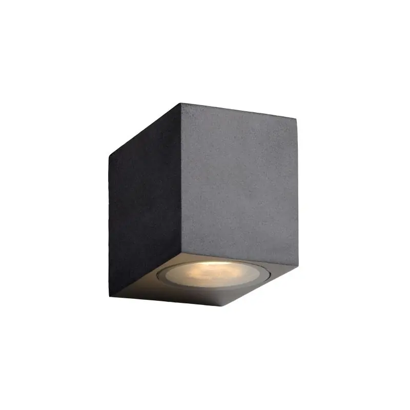 Lucide Zora - buiten wandlamp - 6,5 x 9 x 8 cm - 5W dimbare LED incl. - IP44 - zwart Bestel Nu