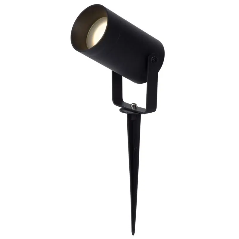 Lucide Taylor - grondspot op piek - Ø 10 x 26 cm - IP65 - zwart Geld-Terug-Garantie