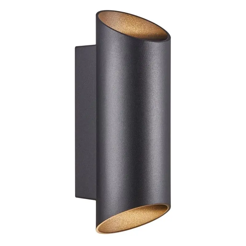 Nordlux Nico - buiten wandlamp - 9,5 x 7,7 x 23,5 cm - IP54 - zwart Merkproduct