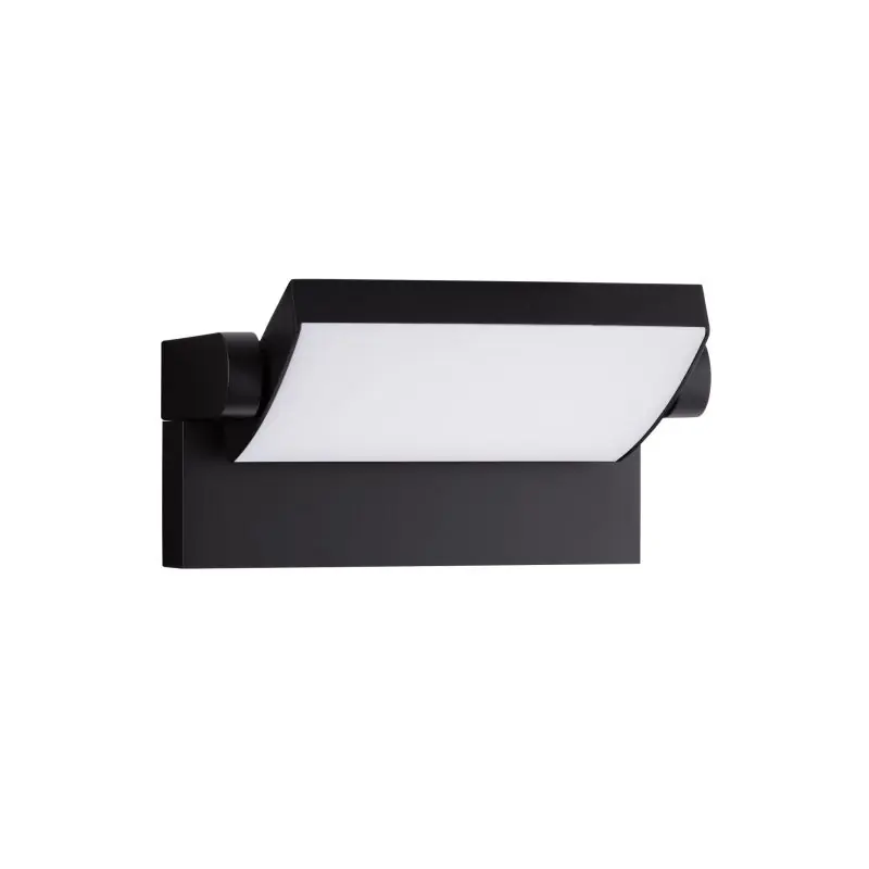 Nova Luce Sally - buiten wandlamp - 21 x 16,5 x 10 cm - 20W LED incl. - IP54 - zwart Hete Deal