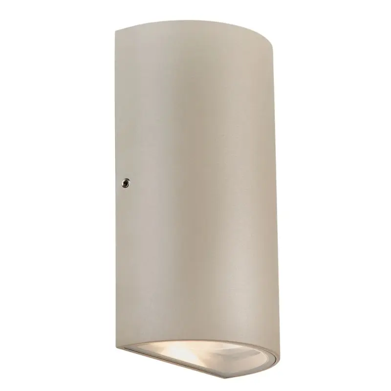 Nordlux Rold Rond - buiten wandverlichting - 9 x 16 x 5,5 cm - 2 x 5W LED incl. - IP54 - taupe Beste Prijs