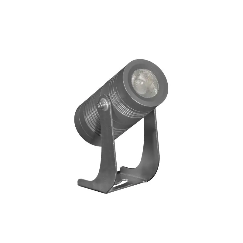 Koop Vandaag Century Italia Blaze - grondspot - 10,3 x 4 x 9 cm - 7W LED incl. - IP67 - grijs - warm witte lichtkleur