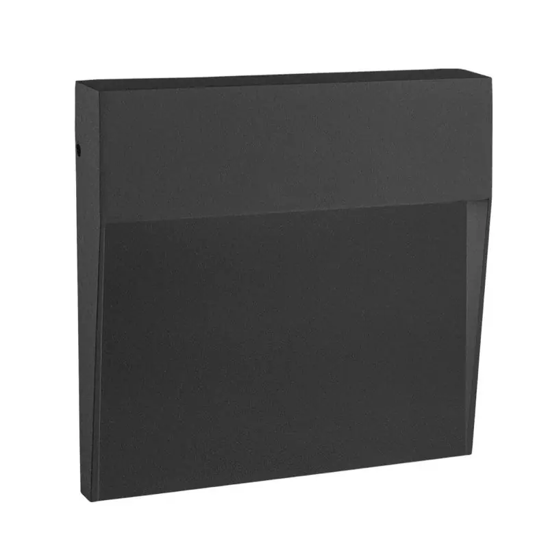Voordeelprijs Century Italia Paseo - buiten wandverlichting - 10,5 x 10,5 x 2,4 cm - 4W - IP54 - zwart