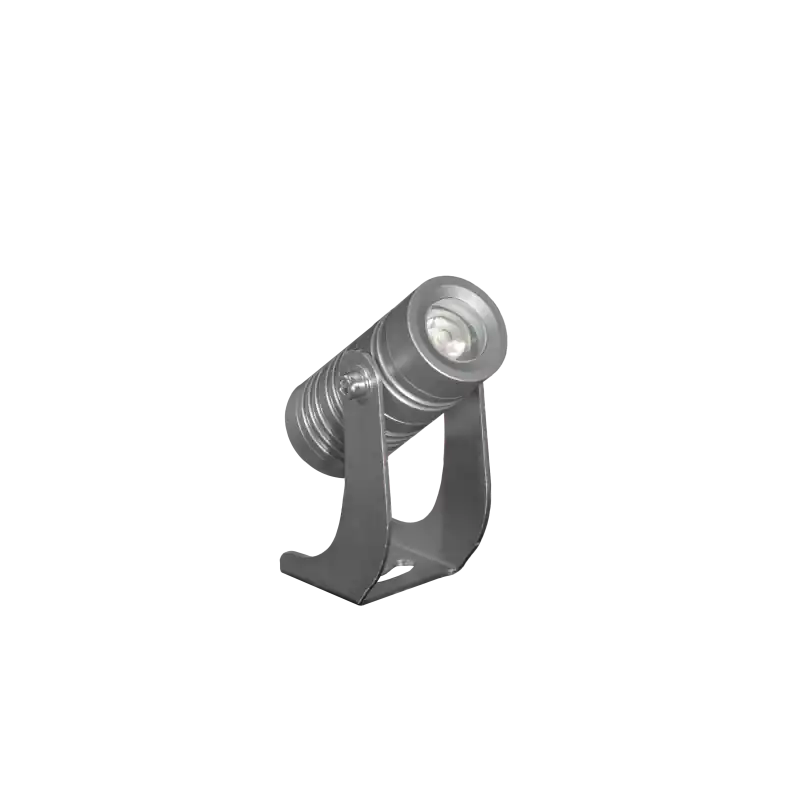 Century Italia Blaze - grondspot - 7,3 x 2,7 x 8,7 cm - 3W LED incl. - IP67 - grijs - witte lichtkleur Tijdelijk Beschikbaar