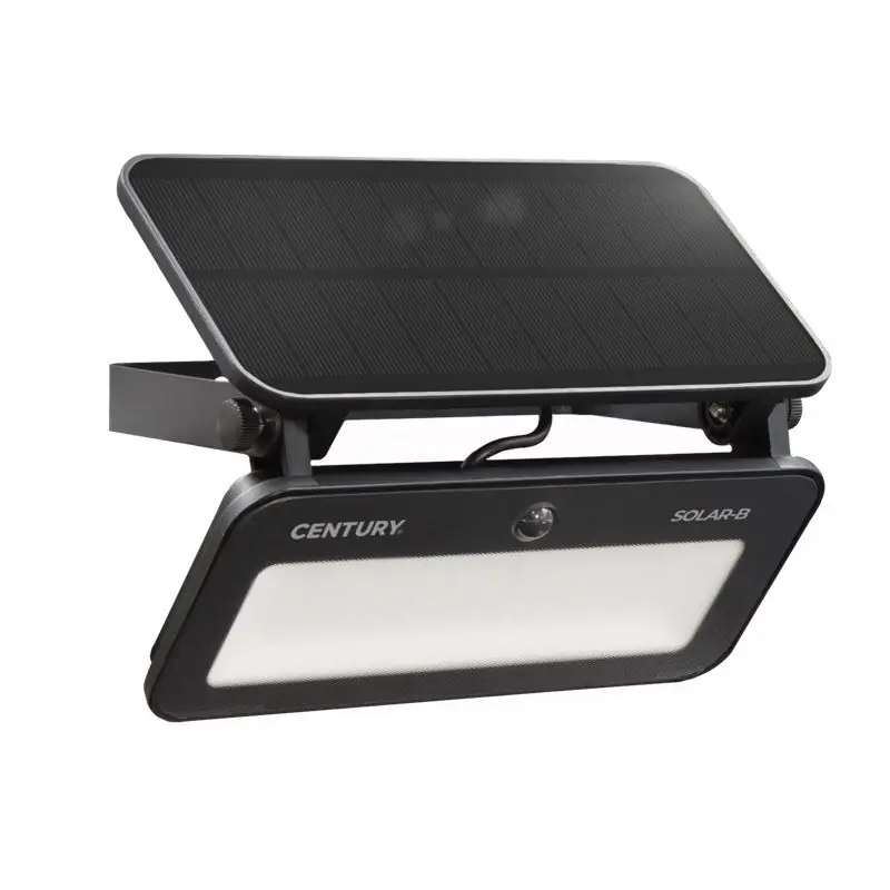 Express Levering Century Italia Zonne-B - verstraler op zonne-energie met bewegingsensor - 19,4 x 9,7 x 4,4 cm - 12W LED incl. - instelbare lichtkleur - IP65 - zwart