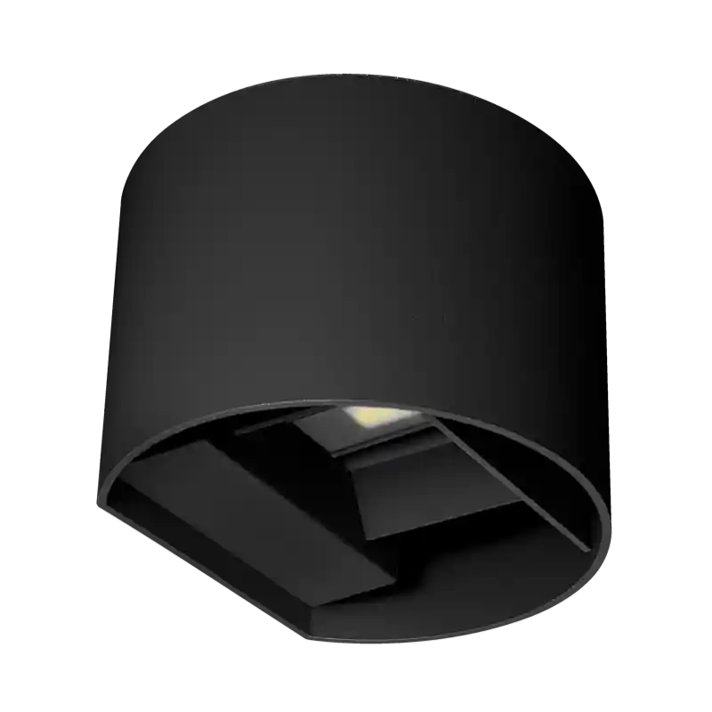 Century Italia Up & Down - wandlamp - 13,5 x 12 x 10 cm - 10W LED incl. - instelbare lichtkleur - IP65 - zwart Weekendaanbieding