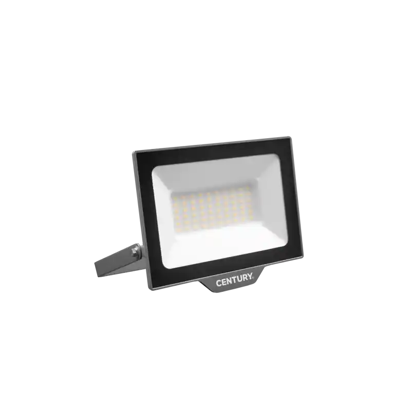 Century Italia Smile - verstraler - 19 x 2,9 x 18,6 cm - 50W LED incl. - 4000K - IP65 - zwart Beperkt Aanbod