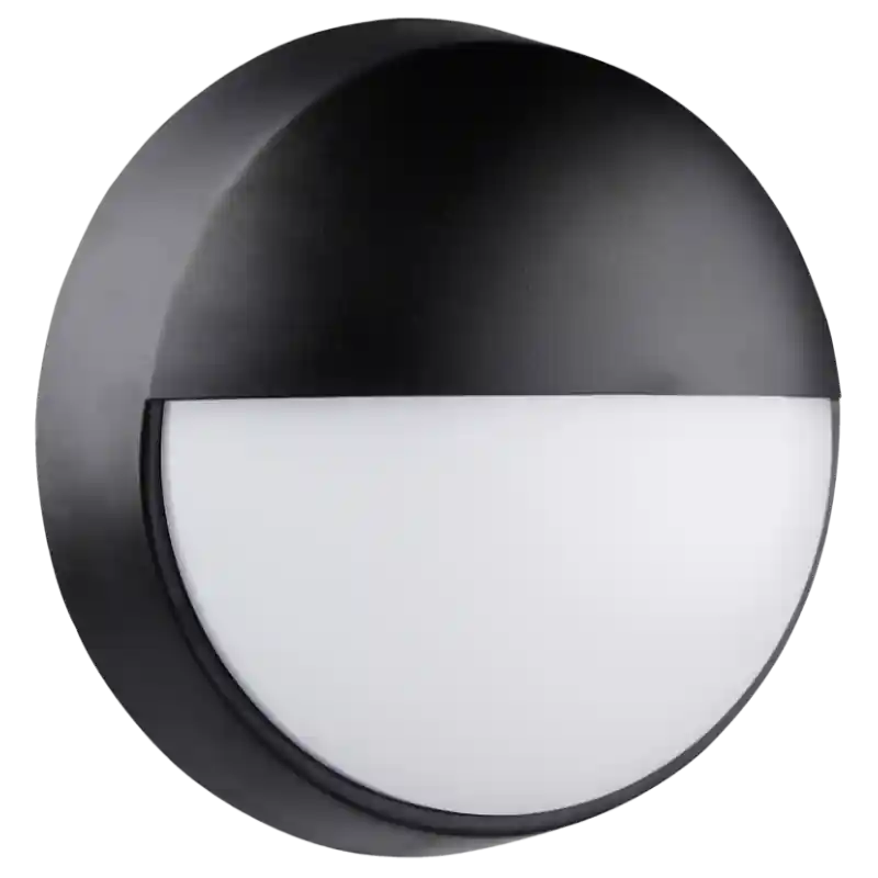 Nieuwe Collectie Century Italia Oasi CCT - wand/plafondlamp - Ø 21,5 x 8 cm - 14W LED incl. - IP65 - zwart