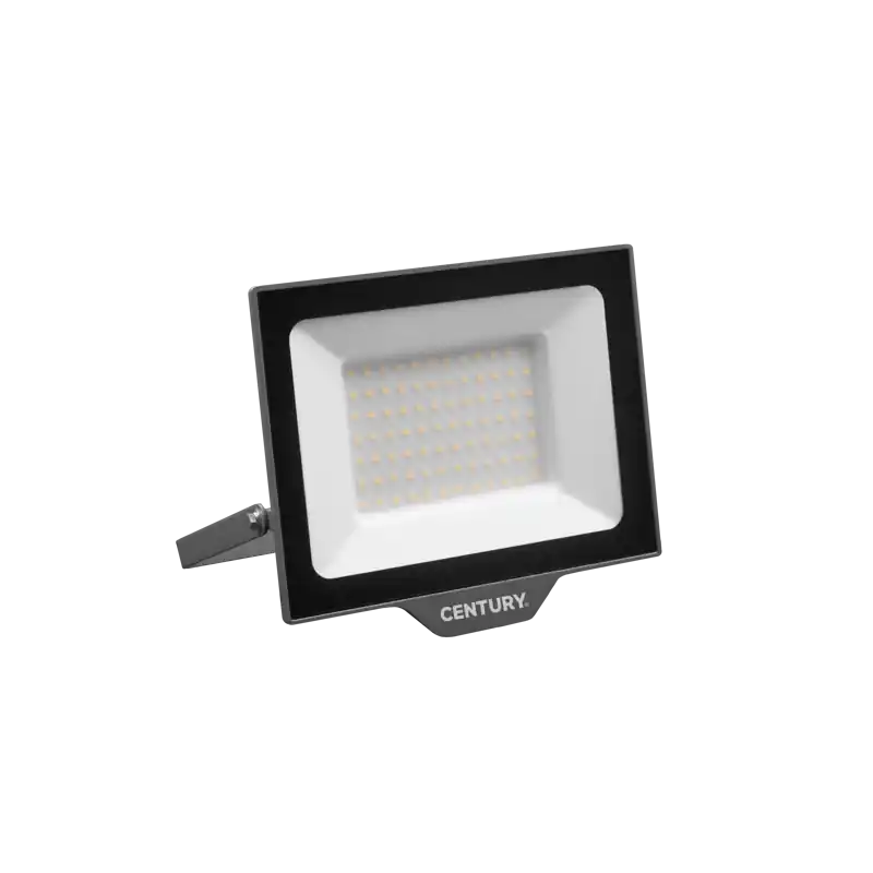 Nieuw Century Italia Smile - verstraler - 22,7 x 2,9 x 22,5 cm - 75W LED incl. - 4000K - IP65 - zwart