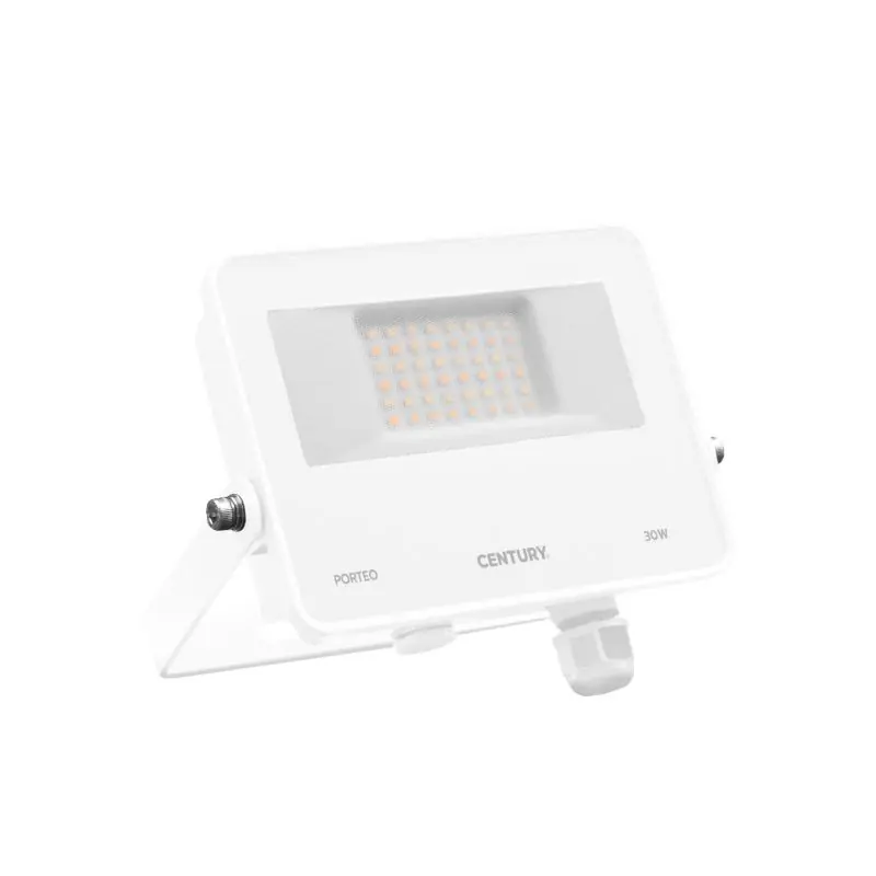 Century Italia Porteo CCT - verstraler - 16,2 x 3,6 x 14,4 cm - 30W LED incl. - instelbare lichtkleur - IP65 - wit Nieuwe Collectie