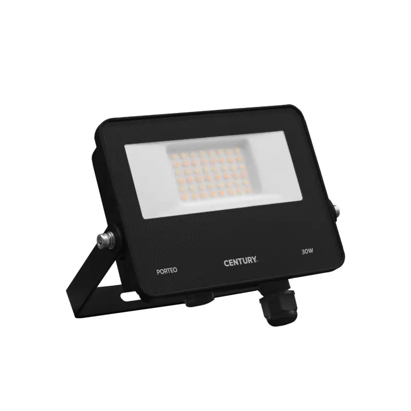 Century Italia Porteo CCT - verstraler - 16,2 x 3,6 x 14,4 cm - 30W LED incl. - instelbare lichtkleur - IP65 - zwart Actieprijs