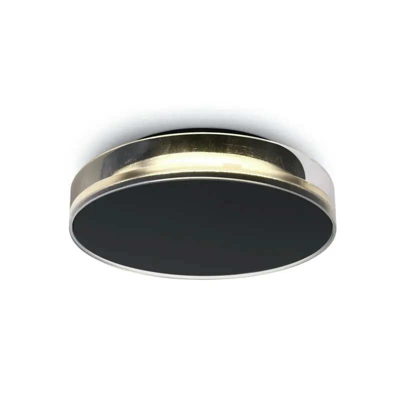 Korting ONE Light Indoor/Outdoor Light Points - buiten plafond/wandverlichting - Ø 23,8 x 5,4 cm - 12W LED incl. - IP65 - zwart